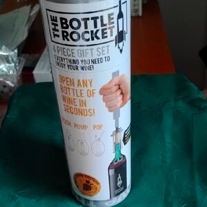 Bottle Rocket Wine Bottle Opener 4-Piece Gift Set NEW!!